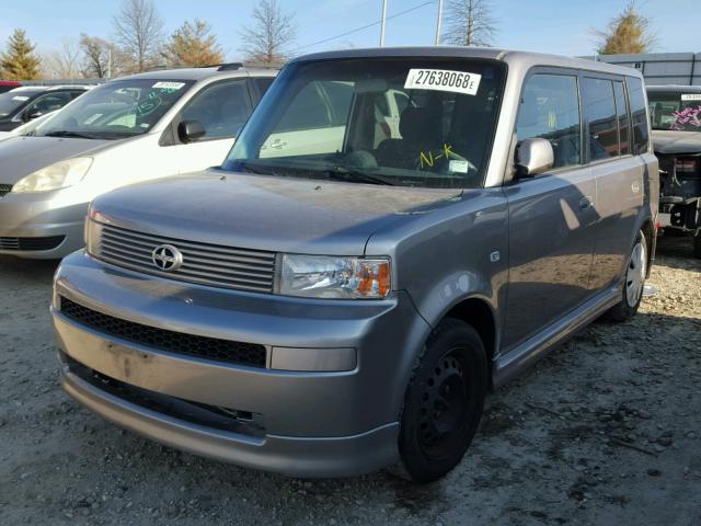 JTLKT324564084663 - 2006 TOYOTA SCION XB GRAY photo 2