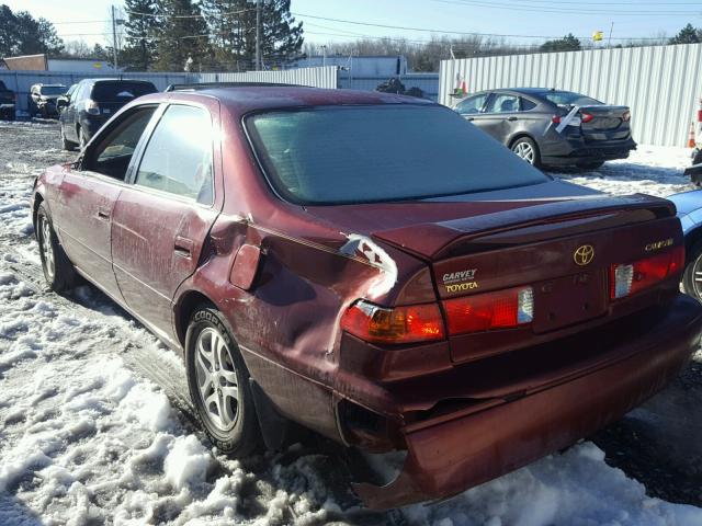 4T1BG28K8YU960401 - 2000 TOYOTA CAMRY CE BURGUNDY photo 3