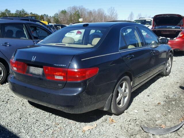 1HGCM56865A025967 - 2005 HONDA ACCORD EX BLACK photo 4