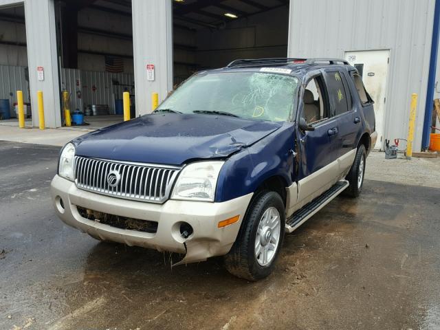 4M2ZU86W34ZJ39234 - 2004 MERCURY MOUNTAINEE BLUE photo 2