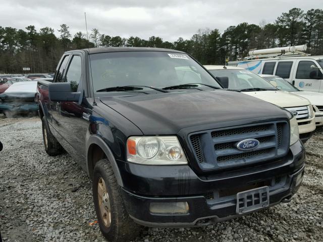 1FTPX14564NC29300 - 2004 FORD F150 BLACK photo 1