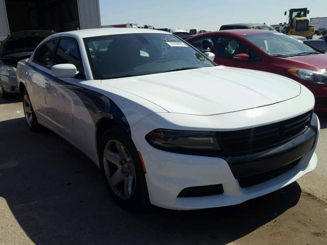 2C3CDXAT9HH521202 - 2017 DODGE CHARGER PO WHITE photo 1