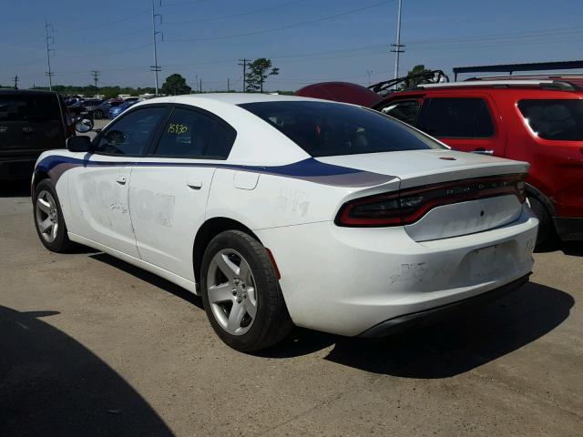 2C3CDXAT9HH521202 - 2017 DODGE CHARGER PO WHITE photo 3