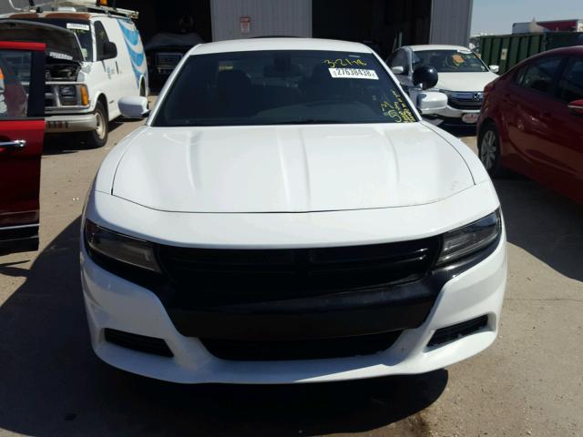 2C3CDXAT9HH521202 - 2017 DODGE CHARGER PO WHITE photo 9