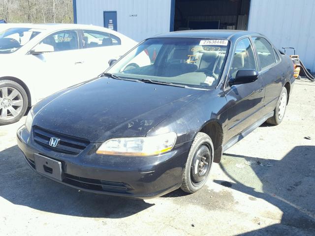 JHMCG56432C004527 - 2002 HONDA ACCORD LX BLACK photo 2