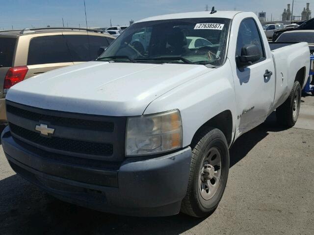 1GCEC14X77Z623275 - 2007 CHEVROLET SILVERADO WHITE photo 2