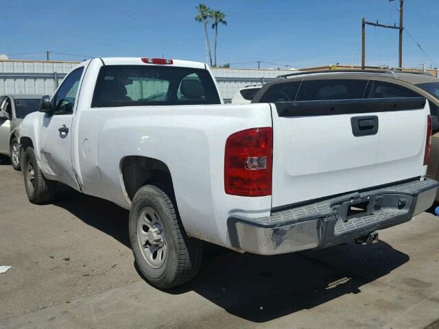 1GCEC14X77Z623275 - 2007 CHEVROLET SILVERADO WHITE photo 3