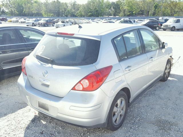 3N1BC13E77L361612 - 2007 NISSAN VERSA S SILVER photo 4