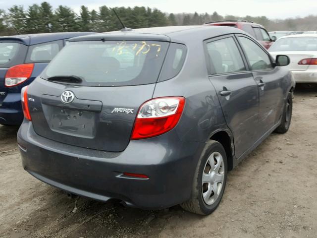 2T1KU40E49C027026 - 2009 TOYOTA COROLLA MA GRAY photo 4