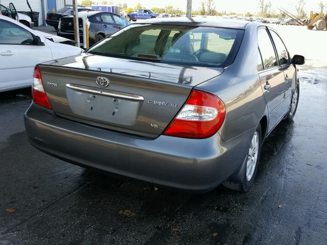 4T1BF32K33U561096 - 2003 TOYOTA CAMRY LE GRAY photo 4