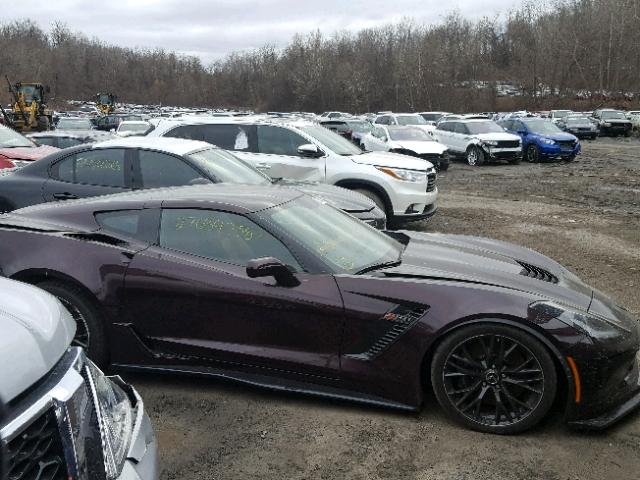 1G1YS2D68H5600263 - 2017 CHEVROLET CORVETTE Z BURGUNDY photo 1