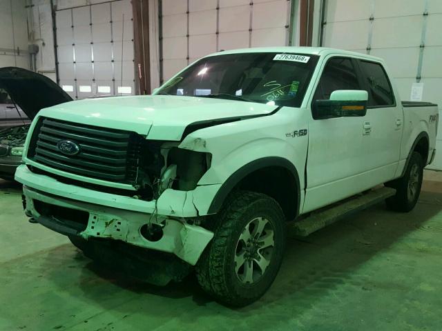 1FTFW1EF6CKE20611 - 2012 FORD F150 SUPER WHITE photo 2