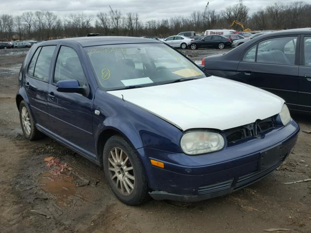 9BWGL61J554014160 - 2005 VOLKSWAGEN GOLF GLS BLUE photo 1