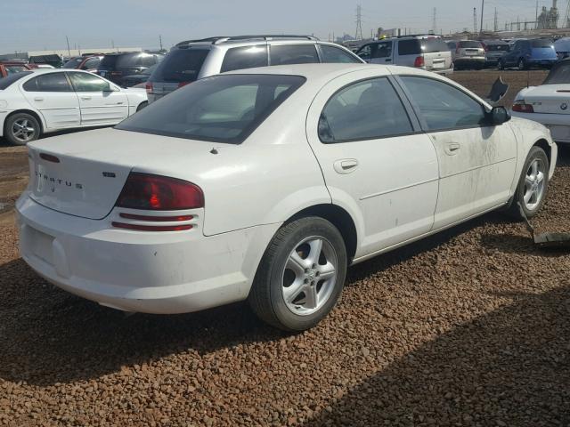 1B3EL46TX5N591147 - 2005 DODGE STRATUS SX WHITE photo 4