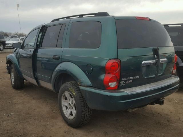 1D4HB48D94F104388 - 2004 DODGE DURANGO SL GREEN photo 3