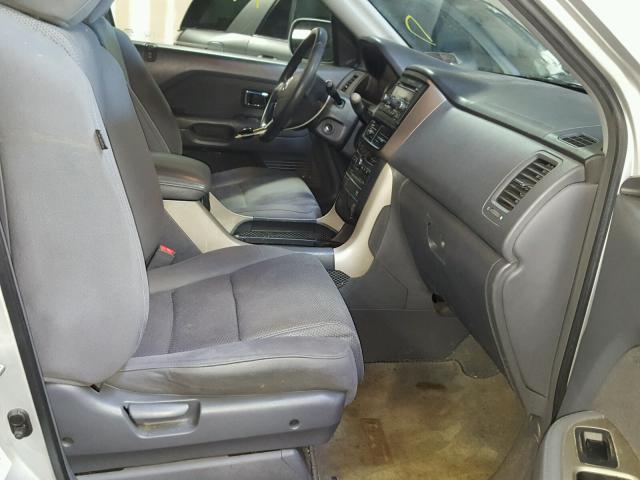 5FNYF18318B054345 - 2008 HONDA PILOT SE SILVER photo 5