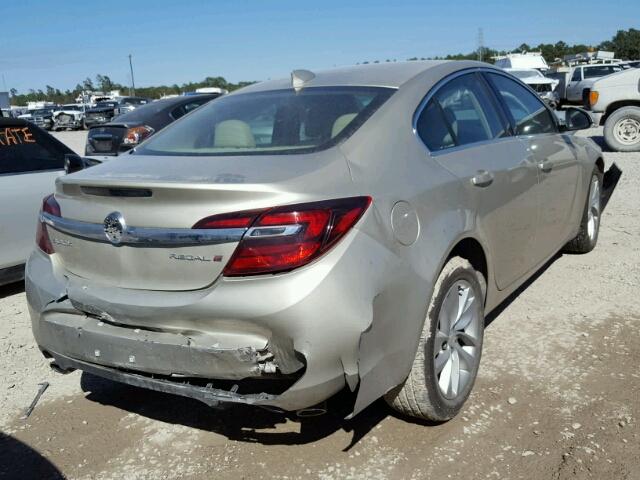 2G4GK5EX7F9182012 - 2015 BUICK REGAL CREAM photo 4