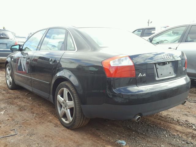 WAULT68E43A290648 - 2003 AUDI A4 3.0 QUA BLACK photo 3