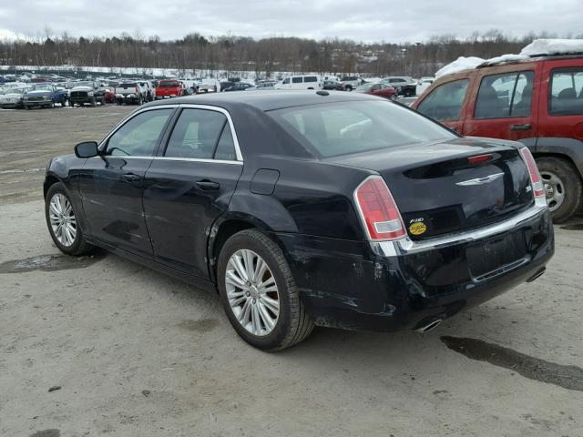 2C3CCARG2EH255881 - 2014 CHRYSLER 300 BLACK photo 3