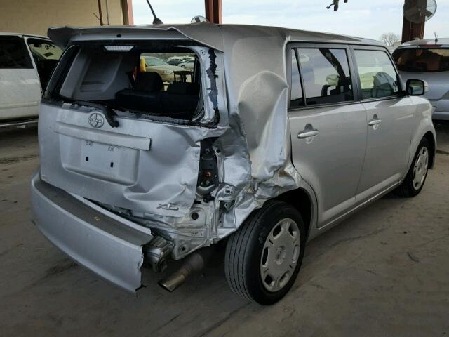 JTLZE4FE2CJ026850 - 2012 TOYOTA SCION XB SILVER photo 4