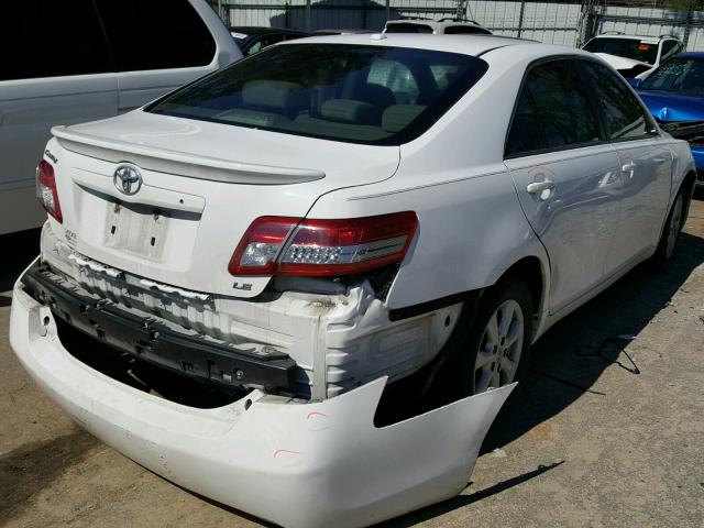 4T1BF3EK7BU681767 - 2011 TOYOTA CAMRY BASE WHITE photo 4