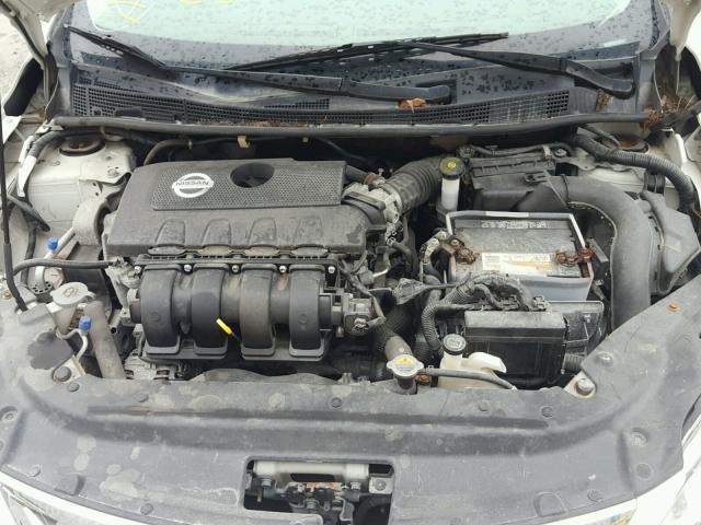 3N1AB7AP0DL626842 - 2013 NISSAN SENTRA S WHITE photo 7