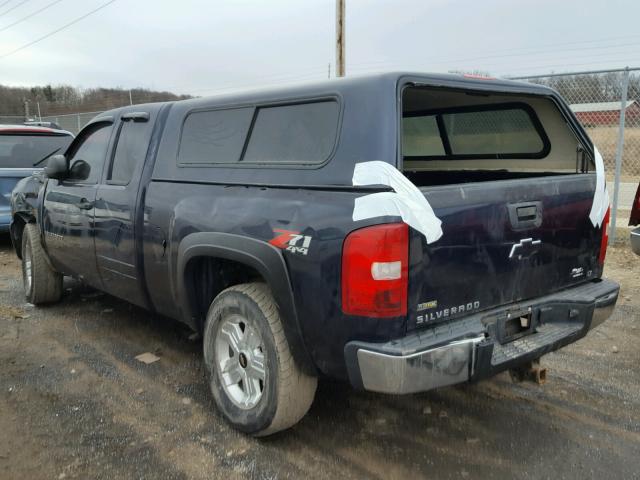 1GCEK19068Z214099 - 2008 CHEVROLET SILVERADO BLUE photo 3