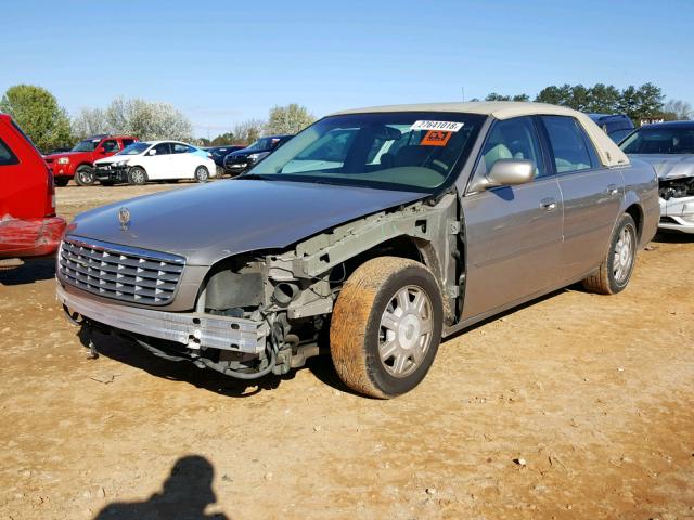 1G6KD54Y14U105335 - 2004 CADILLAC DEVILLE GOLD photo 2