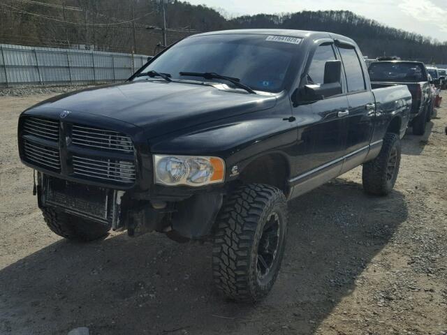 3D7KU28C84G180567 - 2004 DODGE RAM 2500 S BLACK photo 2