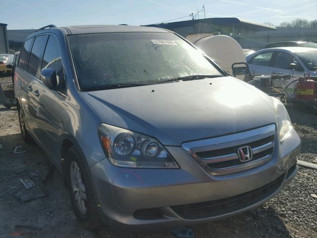 5FNRL386X7B090004 - 2007 HONDA ODYSSEY EX SILVER photo 1