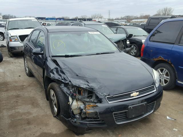 2G1WB58K779314258 - 2007 CHEVROLET IMPALA LS BLACK photo 1