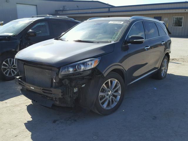 5XYPK4A59GG100290 - 2016 KIA SORENTO SX BLACK photo 2