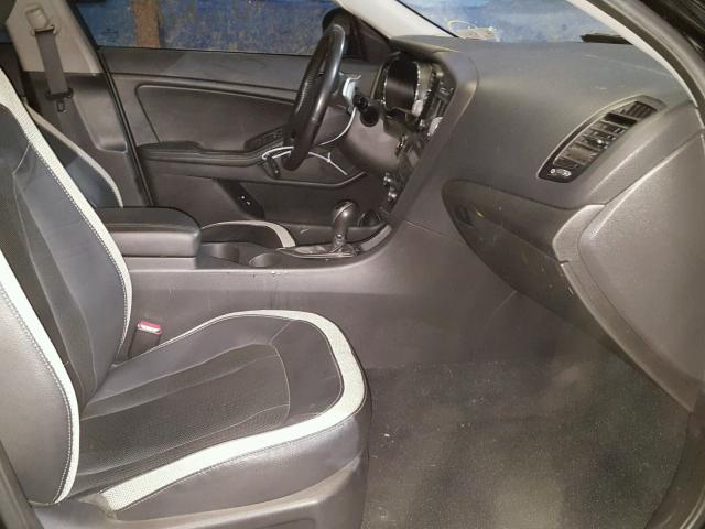 KNAGR4A65B5118319 - 2011 KIA OPTIMA SX BLACK photo 5