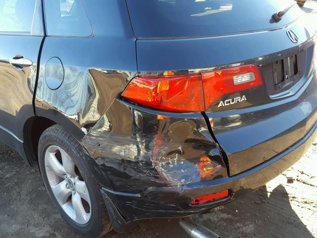 5J8TB18268A019209 - 2008 ACURA RDX BLACK photo 9