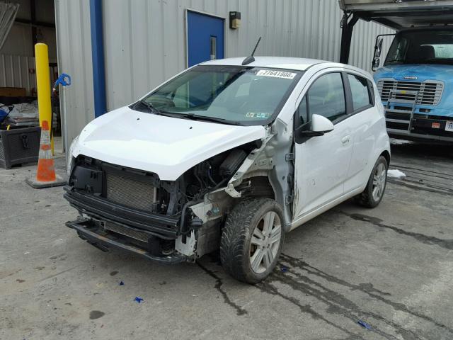 KL8CB6S95FC712607 - 2015 CHEVROLET SPARK LS WHITE photo 2