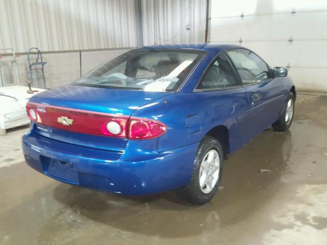 1G1JC12FX47255098 - 2004 CHEVROLET CAVALIER BLUE photo 4