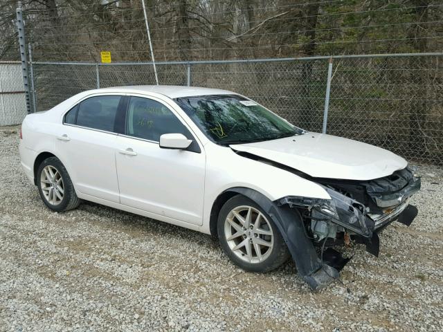 3FAHP0JG0BR115877 - 2011 FORD FUSION SEL WHITE photo 1