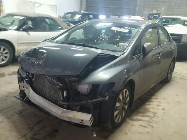 19XFA1F86AE020403 - 2010 HONDA CIVIC EX GRAY photo 2