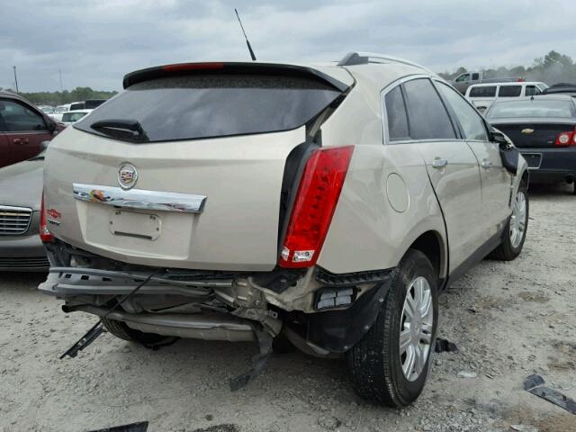 3GYFNAEYXAS592057 - 2010 CADILLAC SRX LUXURY GOLD photo 4