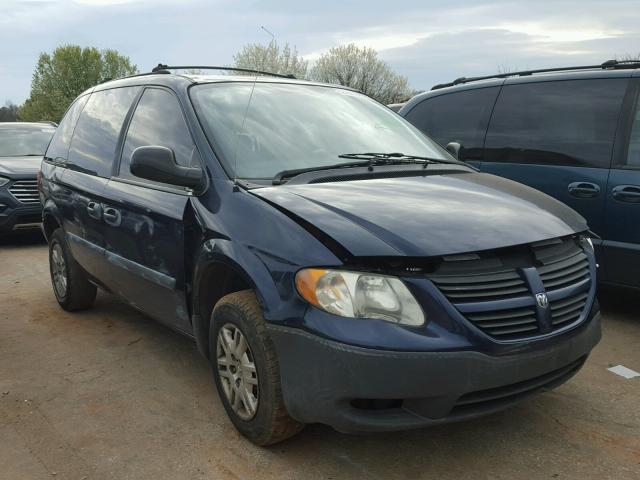 1D4GP25BX5B207526 - 2005 DODGE CARAVAN SE BLUE photo 1