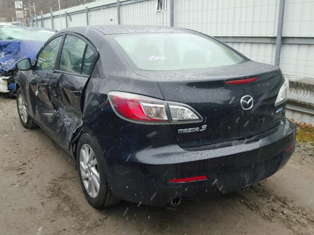 JM1BL1V84C1541636 - 2012 MAZDA 3 I BLACK photo 3