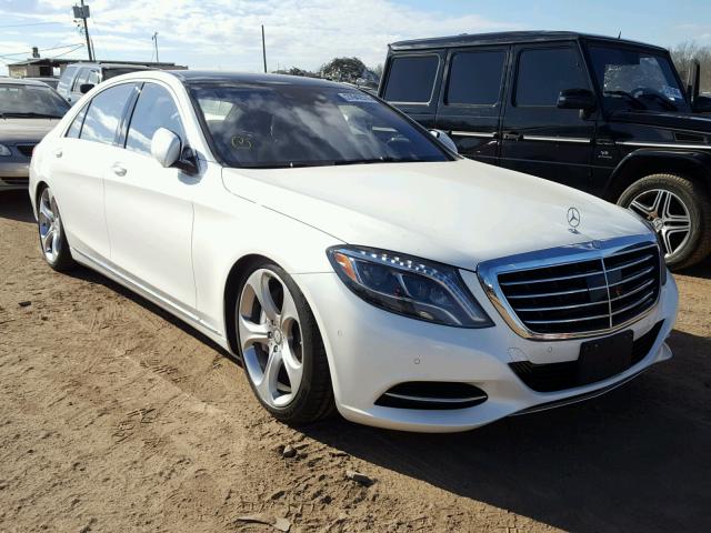 WDDUG8CB3FA148208 - 2015 MERCEDES-BENZ S 550 WHITE photo 1