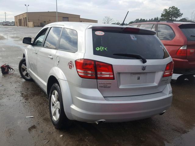 3D4GG57V49T576153 - 2009 DODGE JOURNEY SX SILVER photo 3