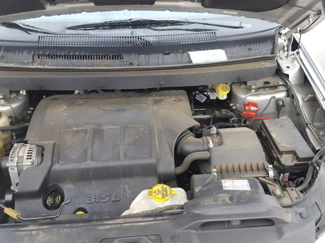 3D4GG57V49T576153 - 2009 DODGE JOURNEY SX SILVER photo 7