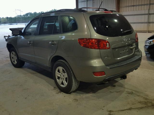 5NMSG13D69H303368 - 2009 HYUNDAI SANTA FE G GREEN photo 3