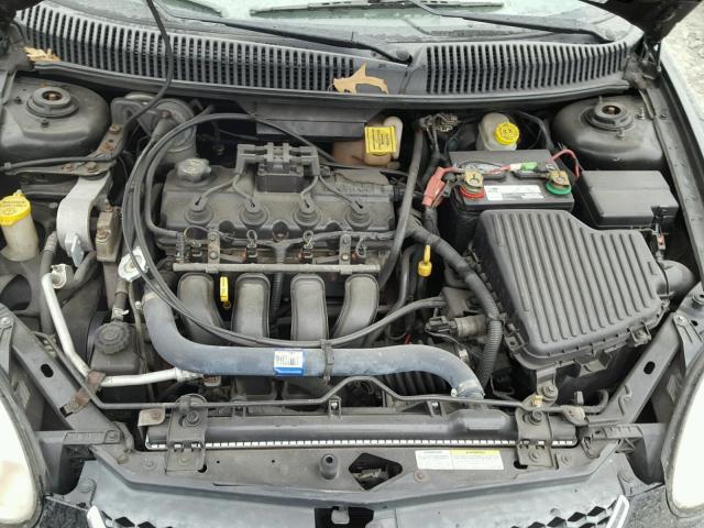 1B3ES56C54D601077 - 2004 DODGE NEON SXT BLACK photo 7