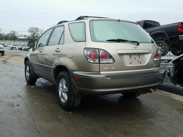 JTJHF10U830295716 - 2003 LEXUS RX 300 GOLD photo 3