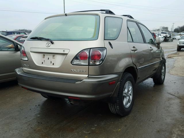 JTJHF10U830295716 - 2003 LEXUS RX 300 GOLD photo 4