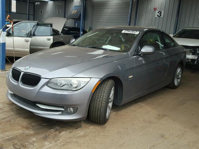 WBAKF9C5XBE261593 - 2011 BMW 335 XI GRAY photo 2