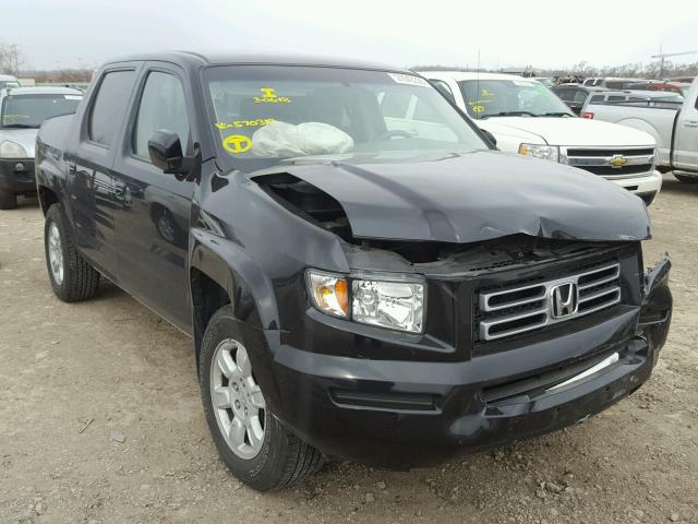 2HJYK16416H570313 - 2006 HONDA RIDGELINE BLACK photo 1